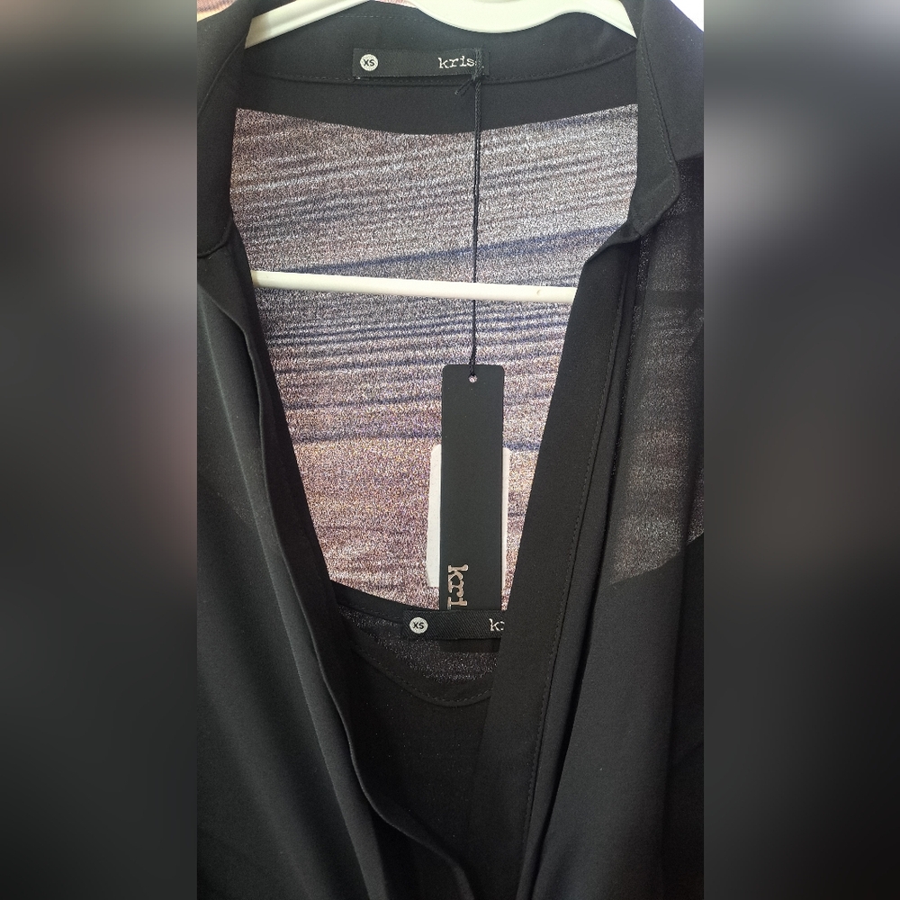 NWT Krisa Dress: XS-Black - Picture 4 of 6